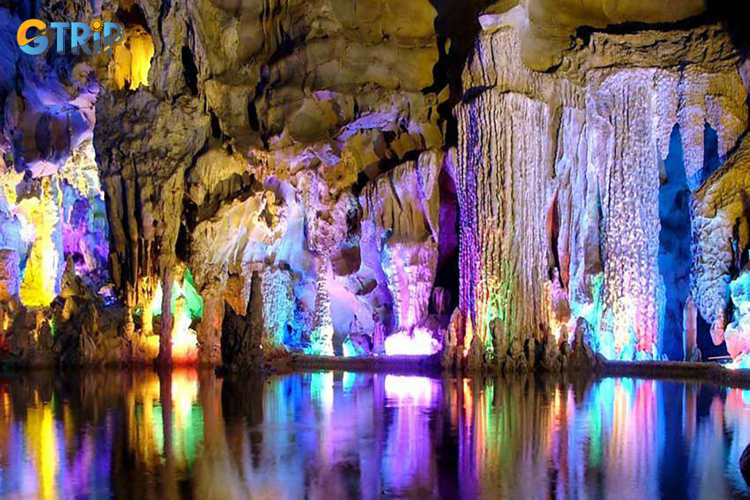 Inside overview of Van Trinh Cave