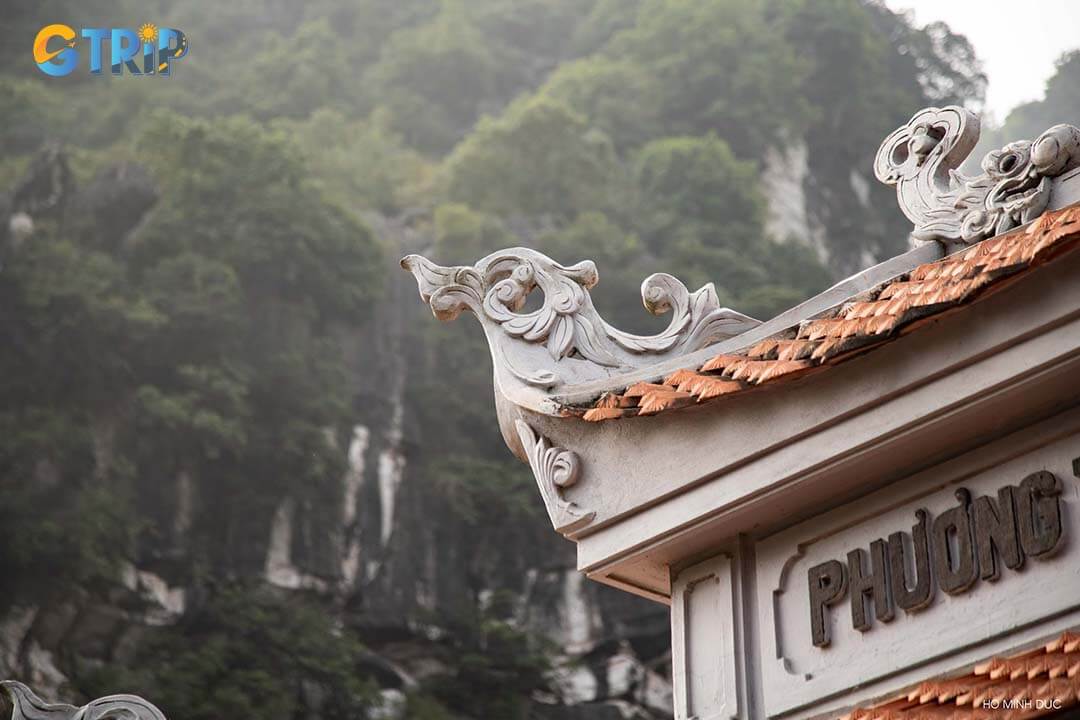 Traditional Vietnamese architectural at Duyen Ninh Pagoda