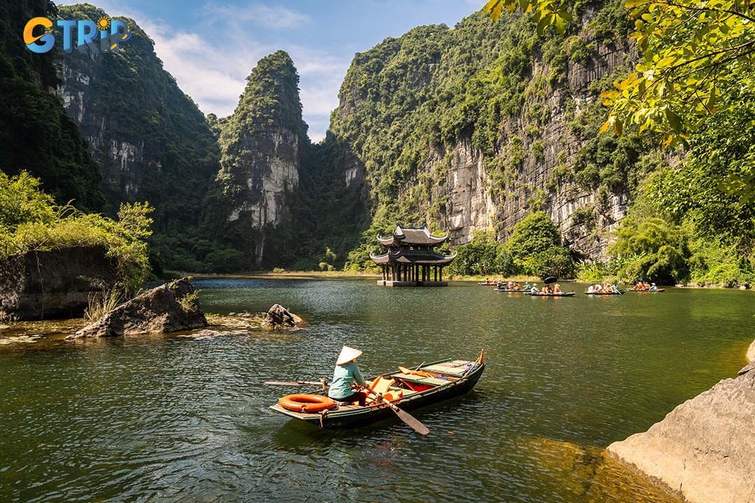 View of the stunning Trang An River