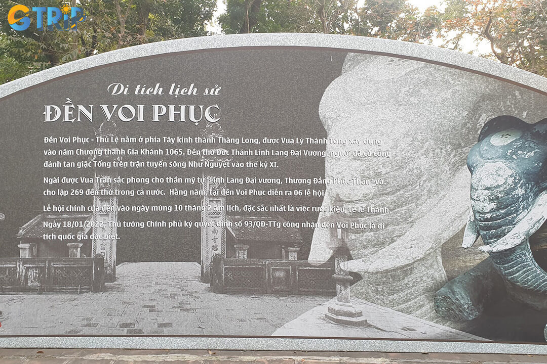 Voi Phuc Temple, restored after war damage and later renovated for Hanoi’s 1000th anniversary, has been preserved as a National Cultural and Historical Site since 1962