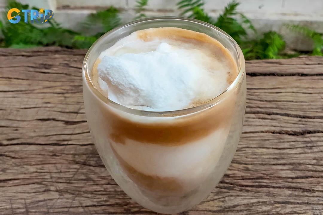 Voz Coffee’s coconut coffee is special with the homemade coconut cream that's prepared fresh daily