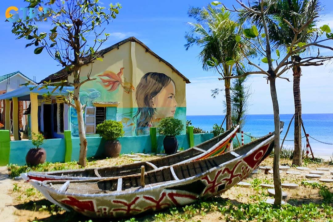 Wandering through the Tam Thanh Mural Village makes you feel like stepping into a living artbook
