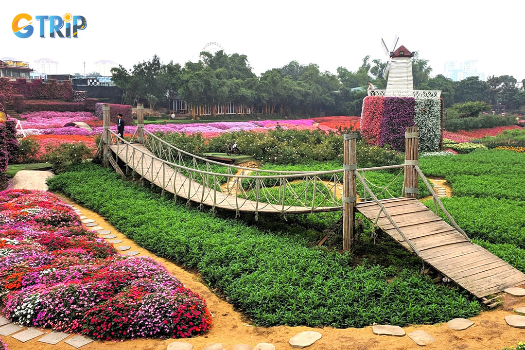 West Lake Water Park lies the enchanting flower valley