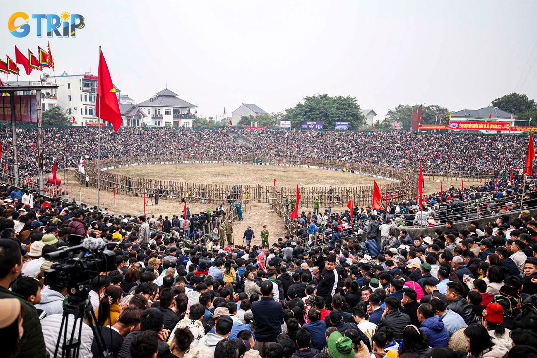 The celebration is from the 15th to the 17th days of the first lunar month each year