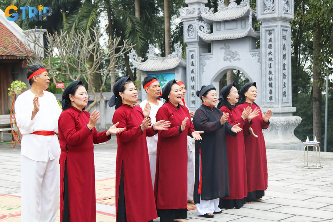 Xoan singing is an intangible cultural heritage of performing arts