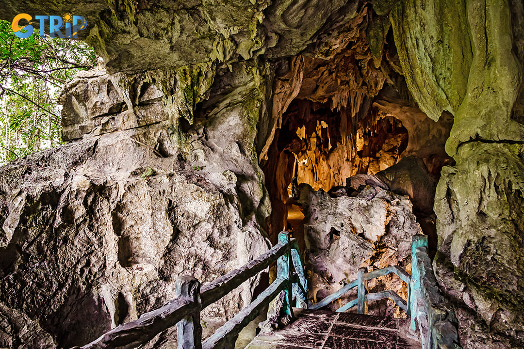 You can explore caves such as Trung Trang Cave