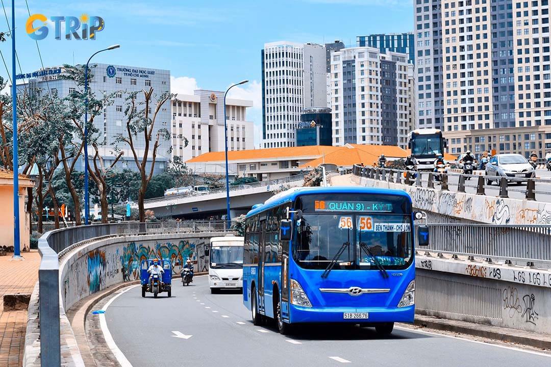 You can take bus 56 to get to Binh Tay Market for a budget-friendly option