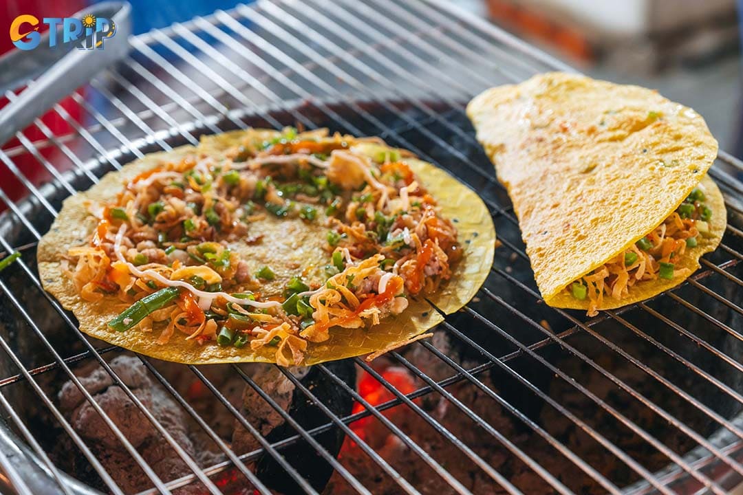 You can try many street foods like fried rice paper