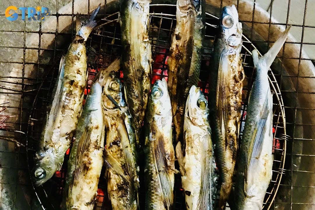 You should try local specialties such as grilled flying fish