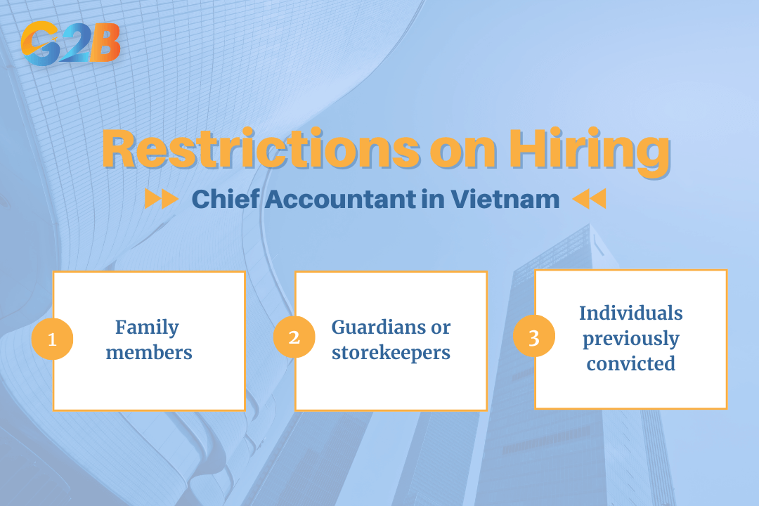03 Restrictions on hiring a chief accountant in Vietnam