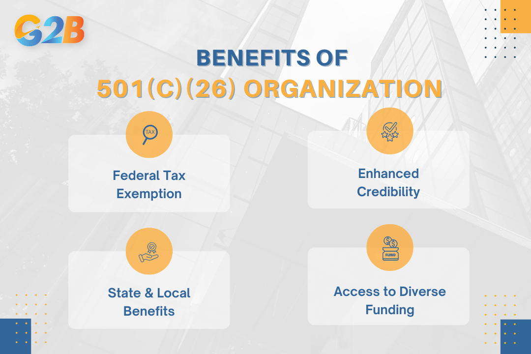 501(c)(26) status organizations have significant advantages