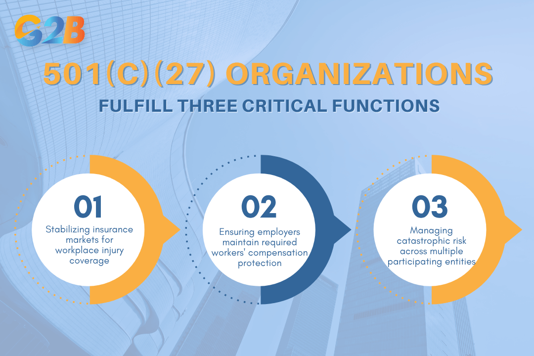 501(c)(27) organizations fulfill three critical functions