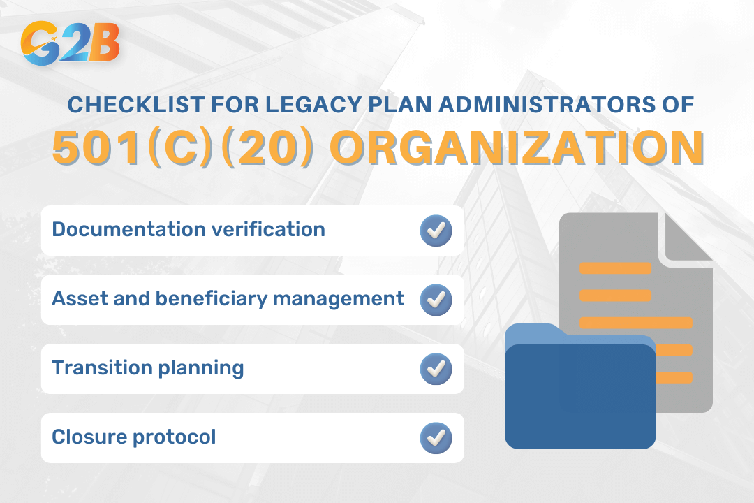 Administrators of 501(c)(20) trusts should systematically verify operational compliance through 4-step checklist