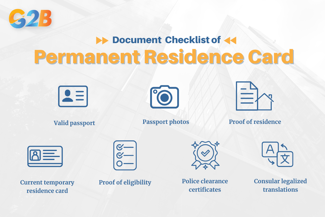 Complete checklist helps applicants prepare full and error-free documents