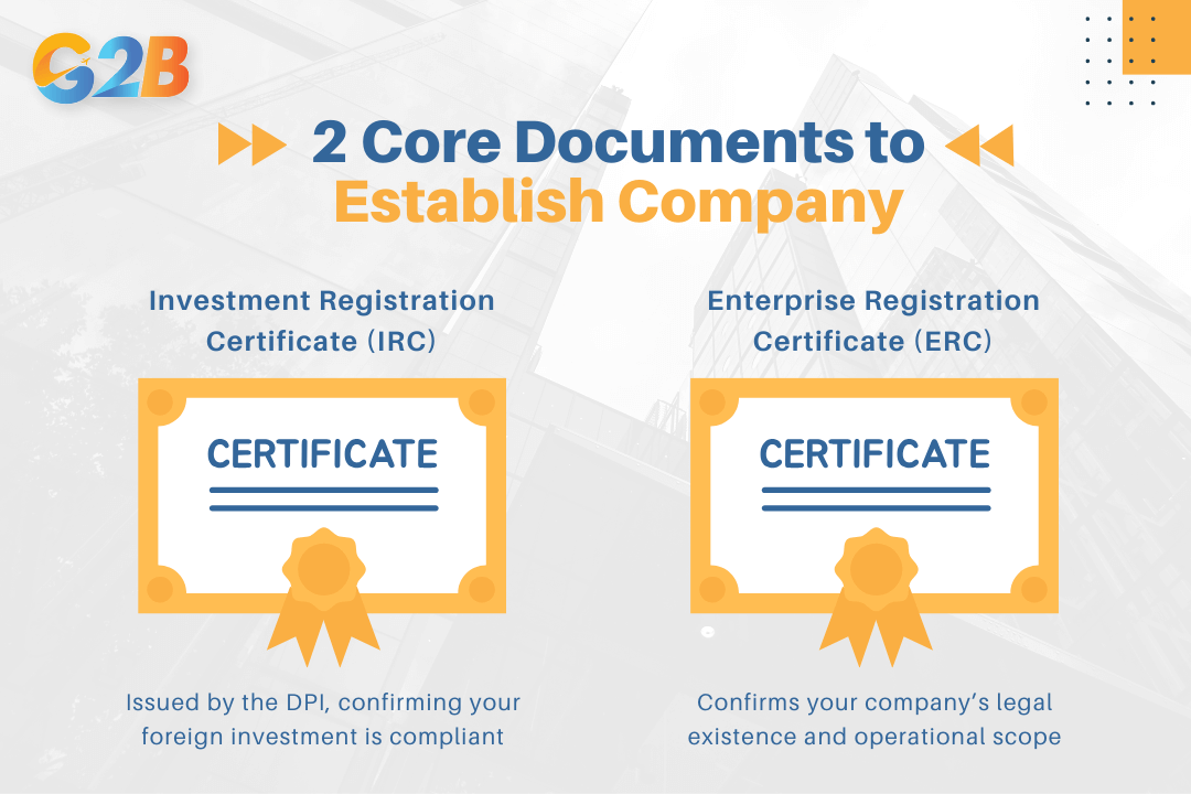 Foreign entrepreneurs must obtain 2 core documents