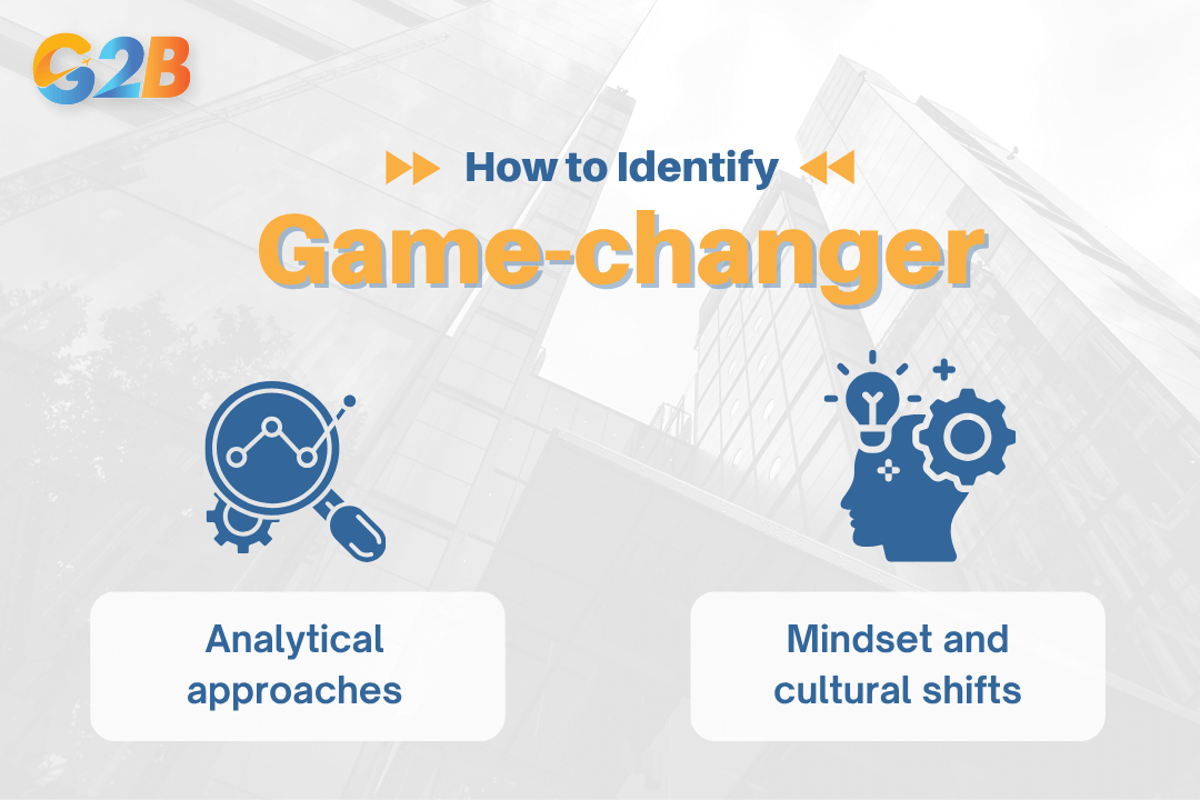 How to identify individuals or companies capable of redefining the status quo