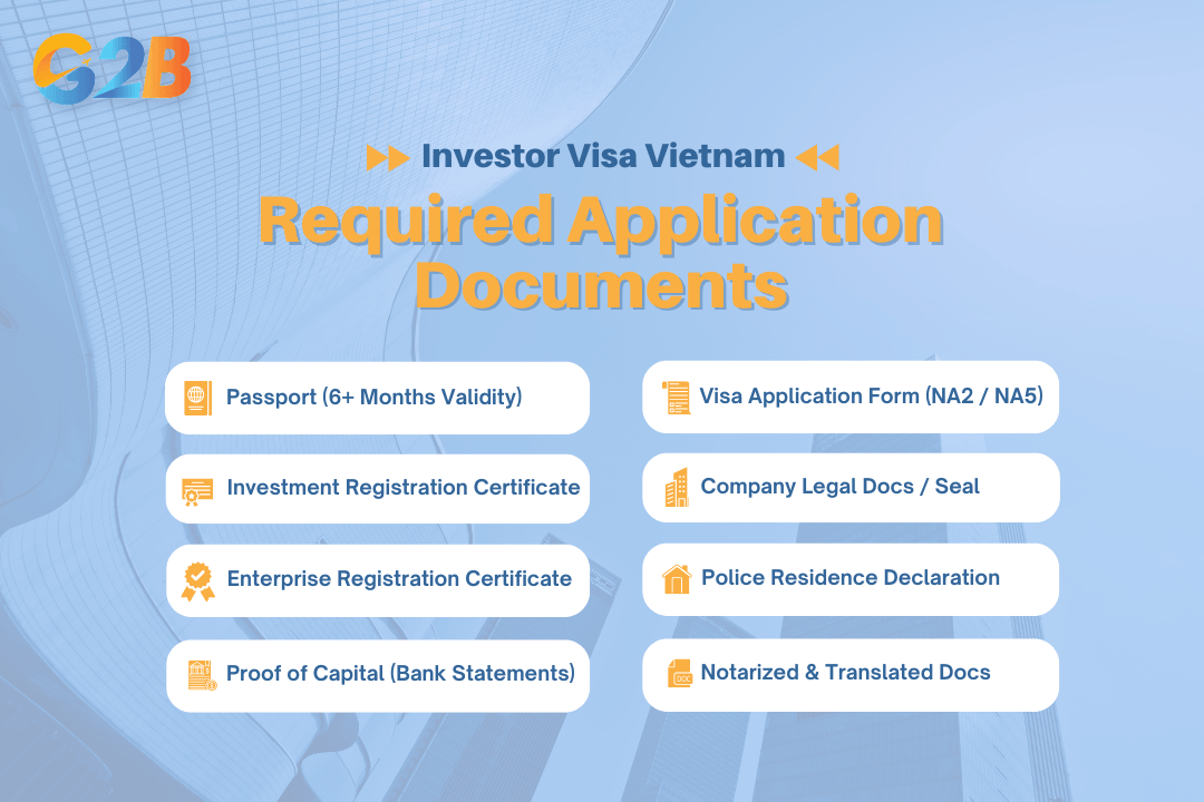 Investor visa applications require many documents in Vietnam