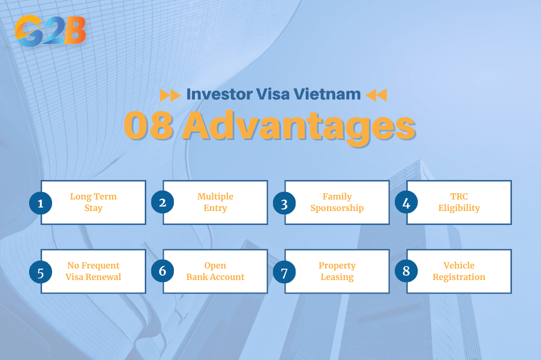 Investor visas provide advantages for foreigners in Vietnam
