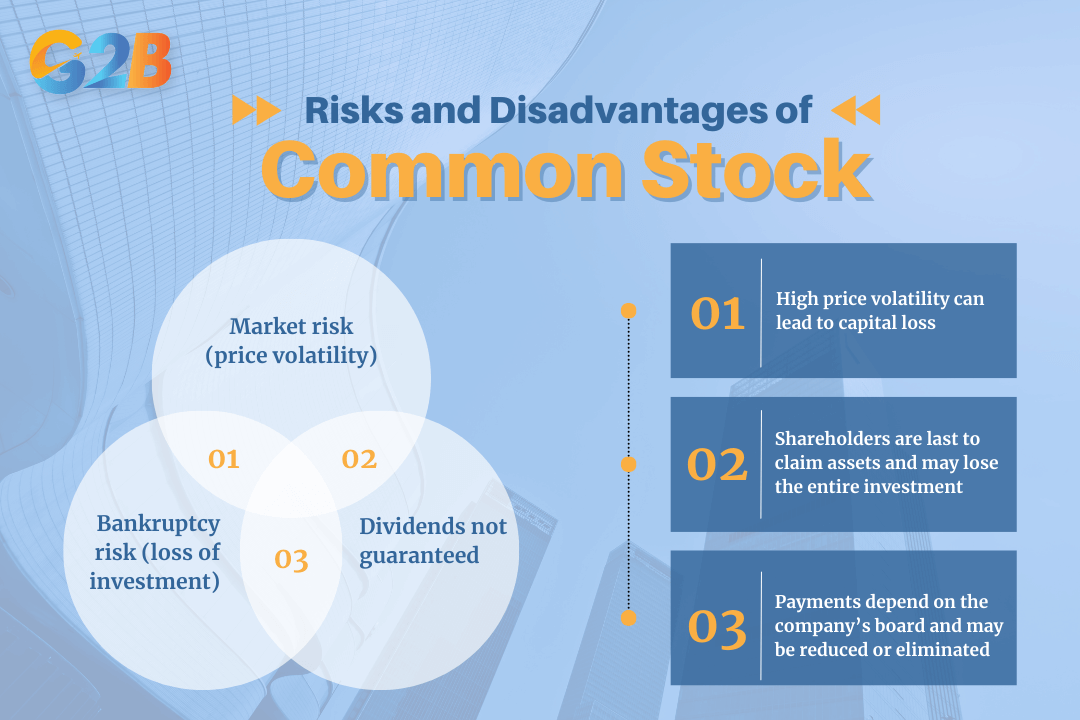 Investors should be aware of the inherent risks associated with common stock