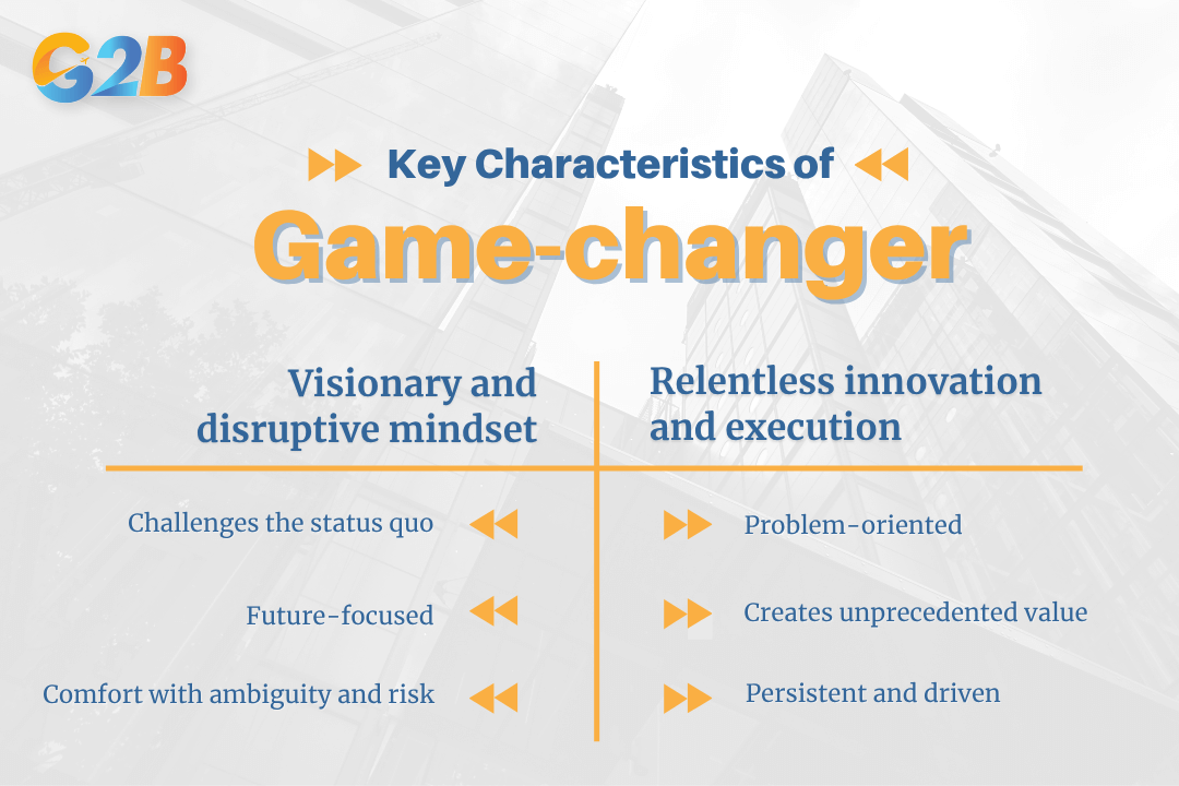 Key characteristics reveal the qualities that set game-changers apart from the rest