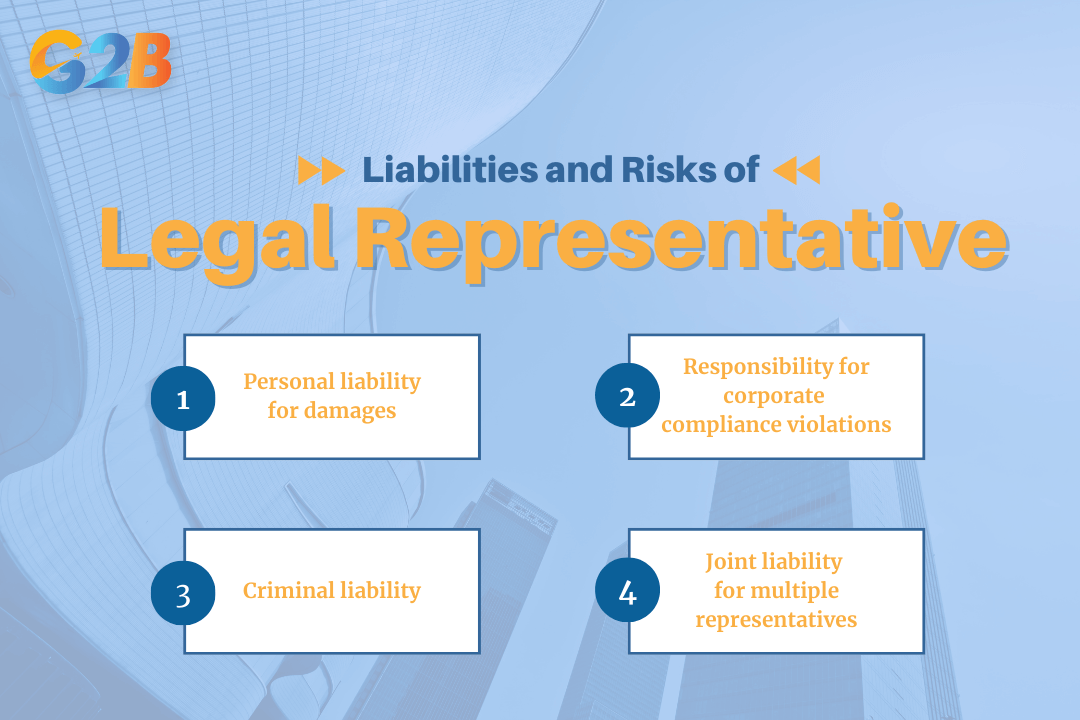 Liabilities and risks associated with the role