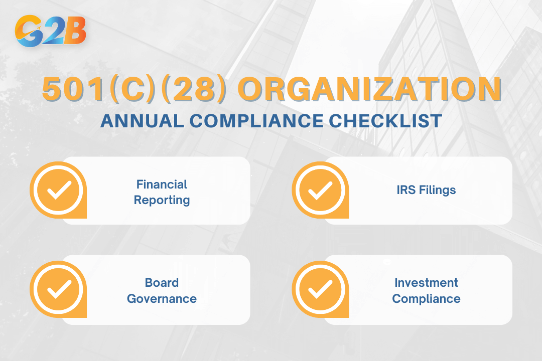 Maintaining a 501(c)(28) organization requires attention to regulatory compliance