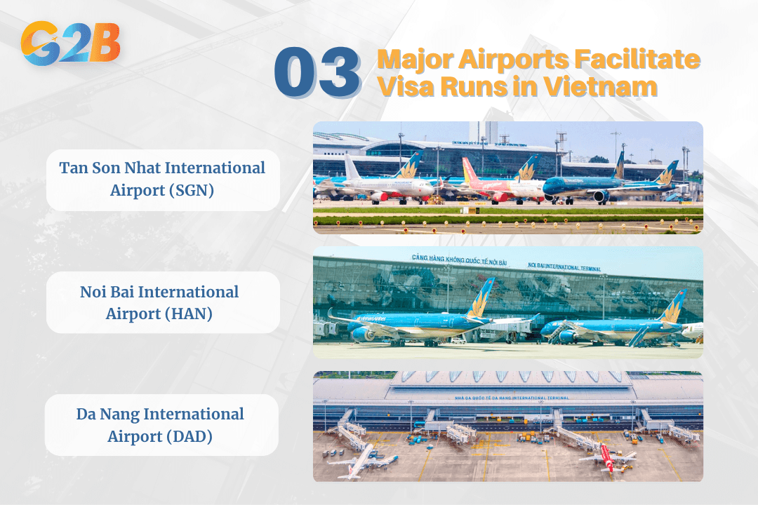 Major airports facilitate visa runs in Vietnam