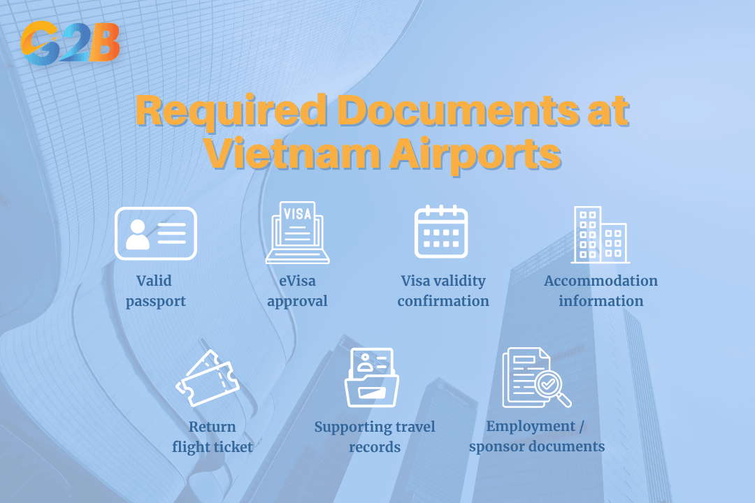 Required documents at Vietnam airports
