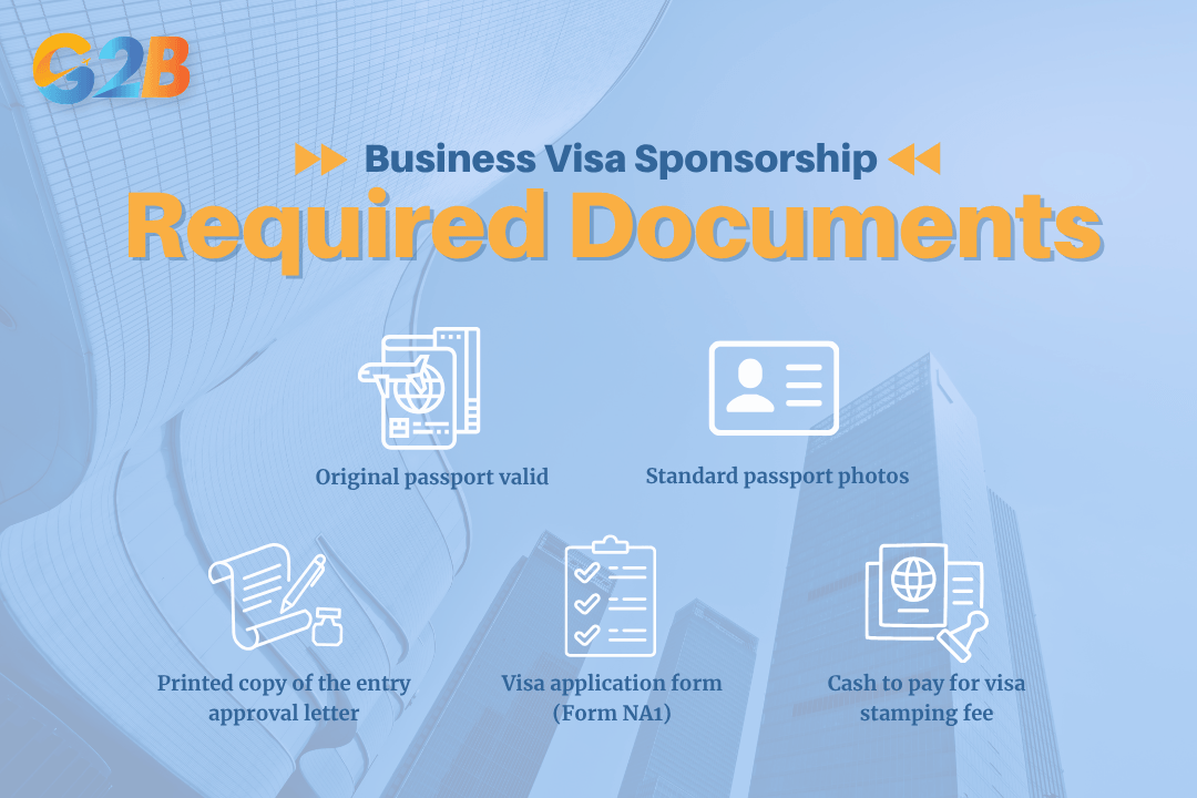 Required documents for Business Visa Sponsorship in Vietnam