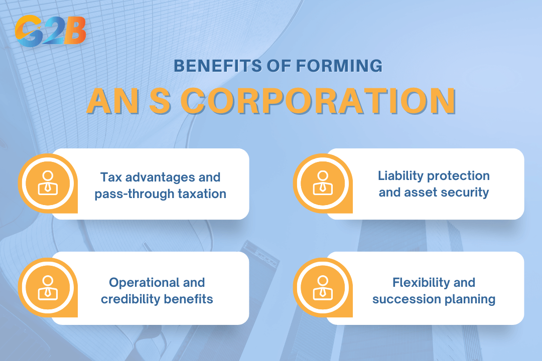 S corps provide entrepreneurs with significant advantages