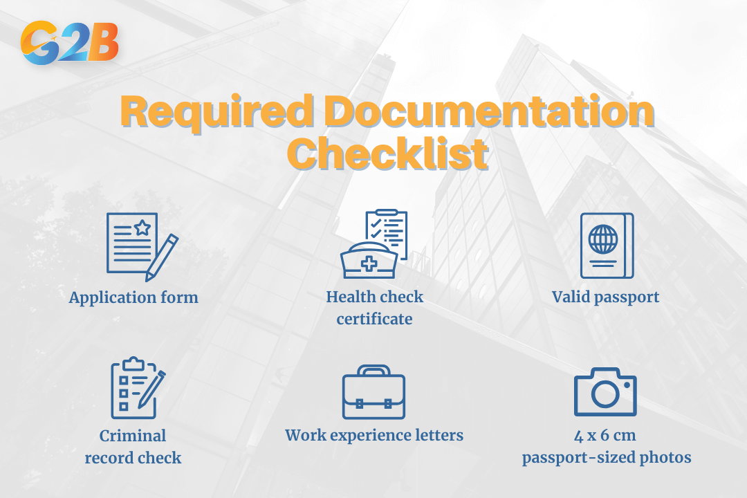 The application dossier requires several key documents