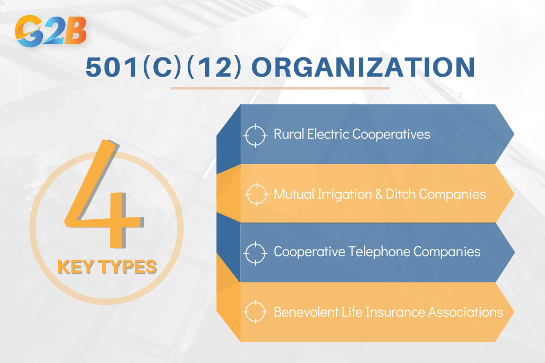 There are 3 types of 501(c)(12) organizations