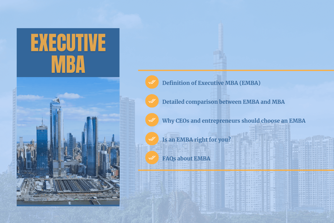 Executive MBA (EMBA): Definition, Comparison with MBA & Is It Right for ...
