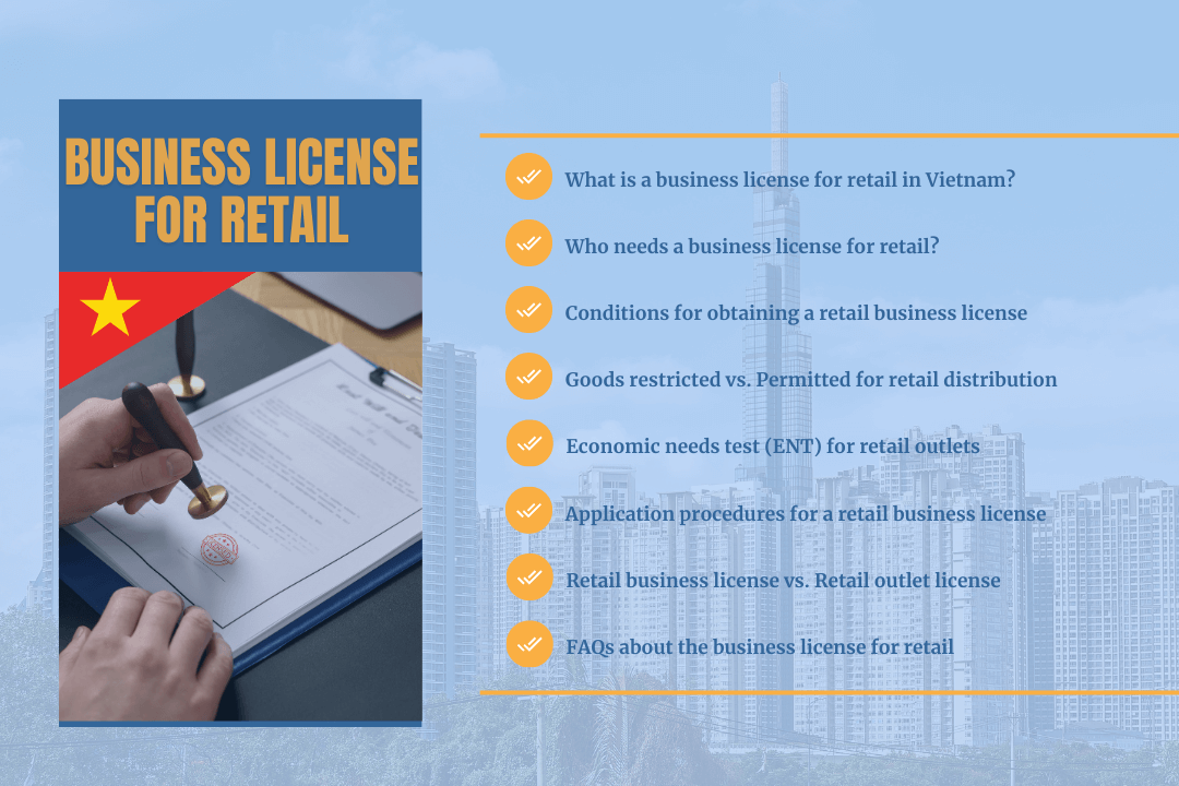 Business License for Retail in Vietnam for Foreign Investors