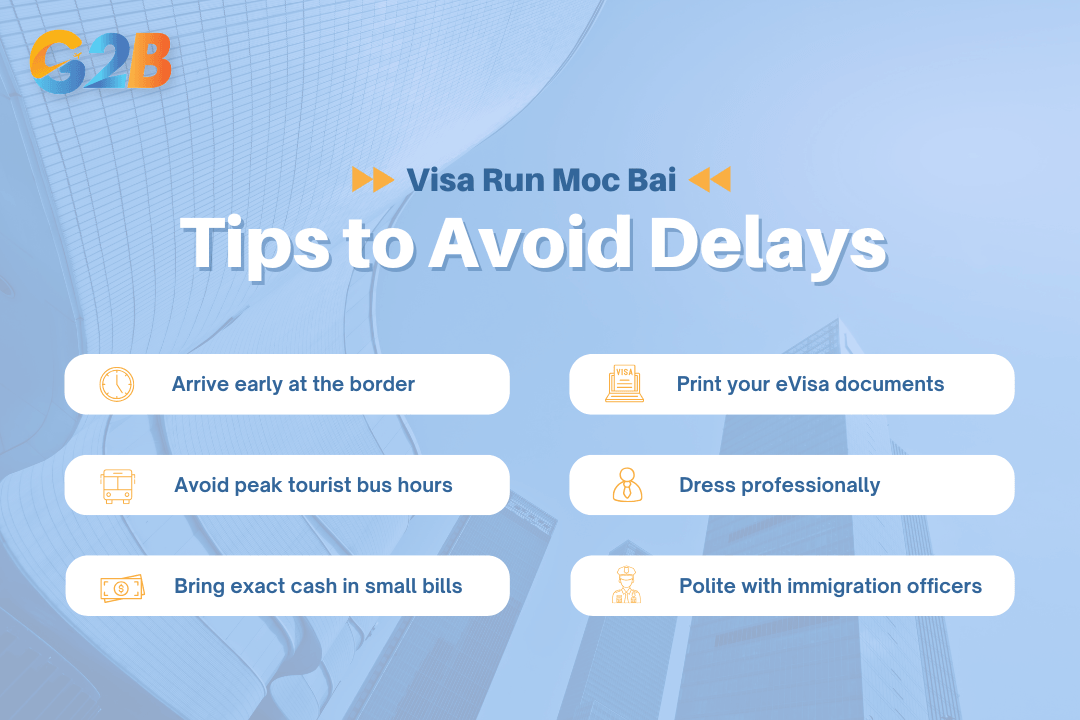 Tips to avoid delays during a Moc Bai visa run