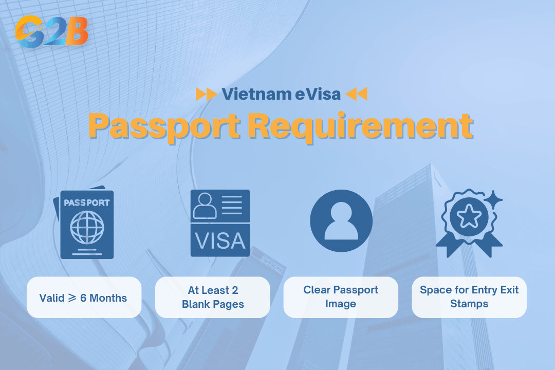 Travelers must meet passport validity and page requirements to enter Vietnam