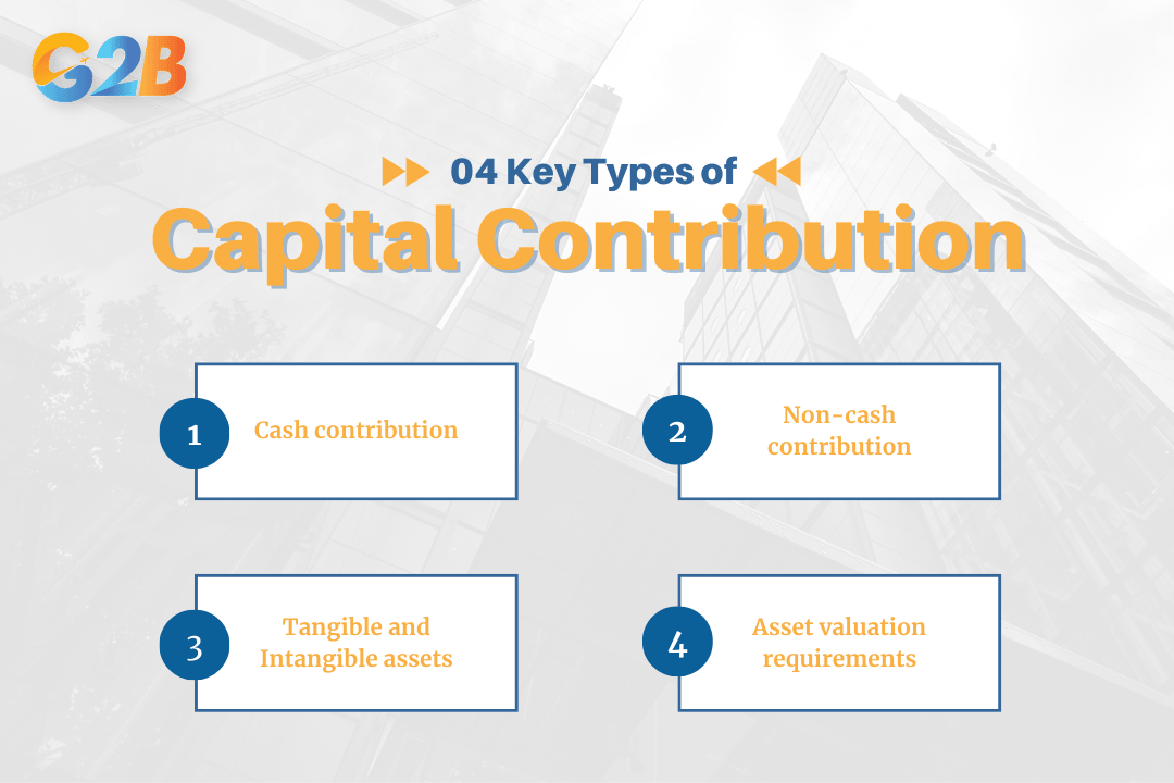 Types of capital contribution in Vietnam