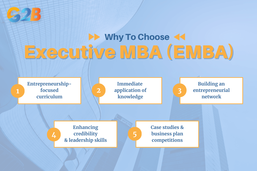 Why CEOs and entrepreneurs should choose an EMBA